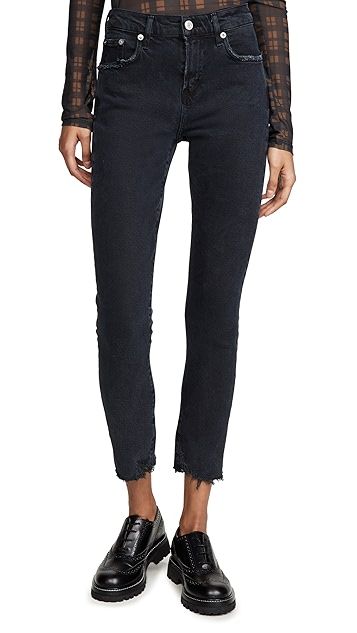 Toni Mid Rise Straight Jeans | Shopbop