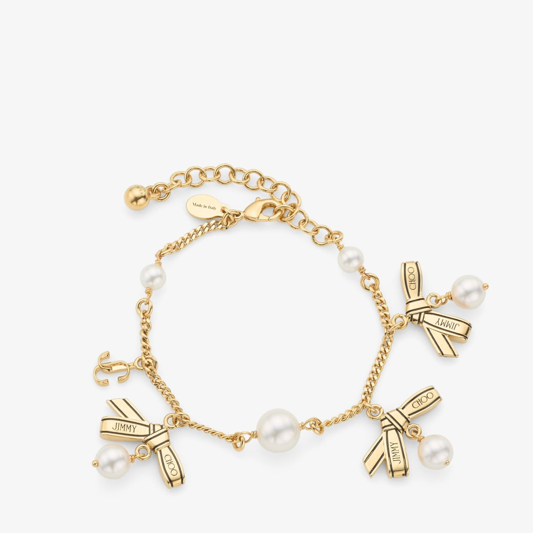 Multi Charm Ribbon  Bracelet | Jimmy Choo (EU)