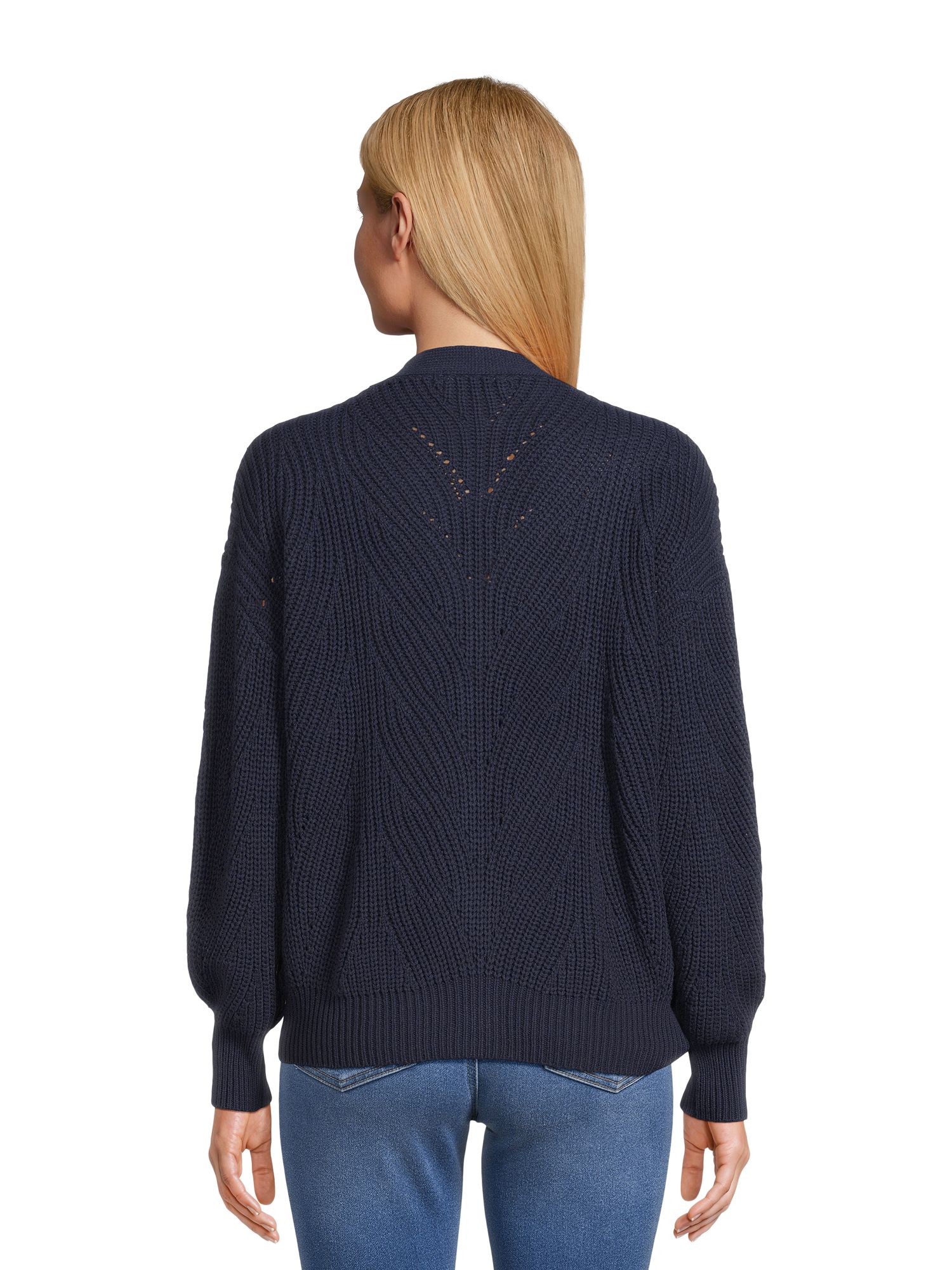 Time and Tru Women's Boyfriend Cardigan, Sizes XS-XXXL - Walmart.com | Walmart (US)