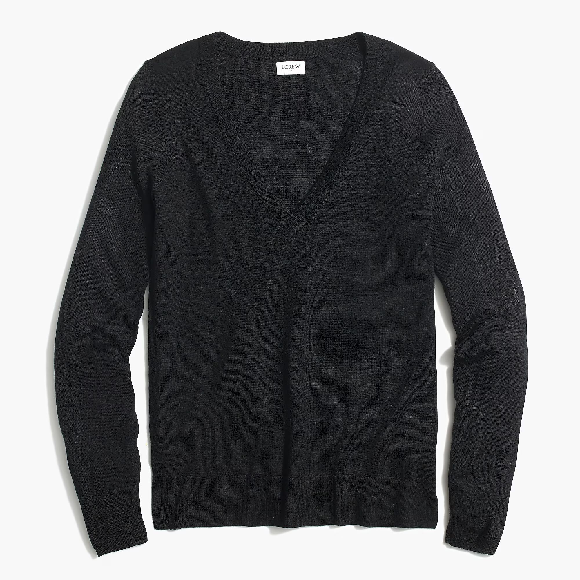 V-neck sweater in merino wool blend | J.Crew Factory