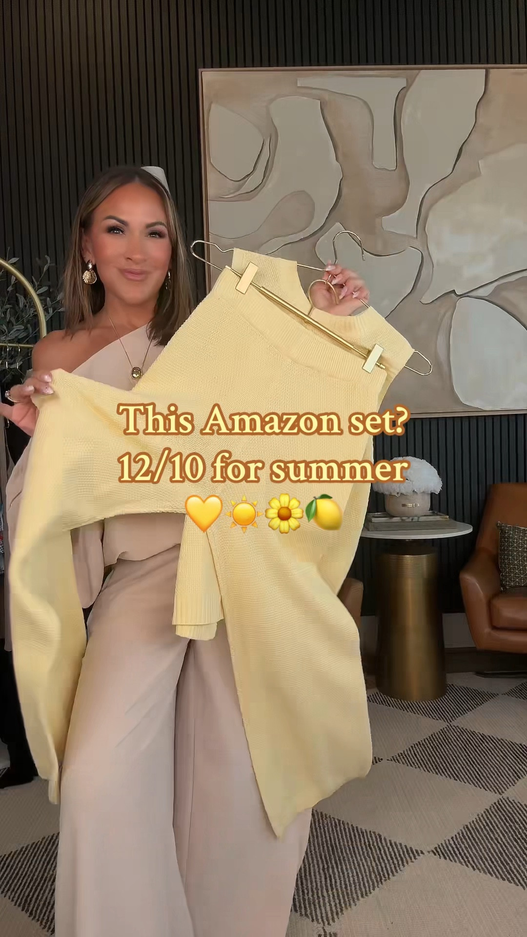 POV: You find a summer set that’s chic, cozy, and under $50 😮‍💨

This Amazon knit set is giving that elevated, easy vibe I can’t get enough of lately.

I’m wearing a size extra  small
5’2” | 130 lbs | 34DD | 25” waist

Also obsessed with this crochet bag only $12 
Amazon is doing the most right now 👏🏼

#amazonfashion #petitefriendly #affiliate #summeroutfit #knitset #elevatedbasics #chicstyle #neutraloutfit #amazonfinds #OOTD #fashionover40


#LTKStyleTip #LTKPetite #LTKOver40