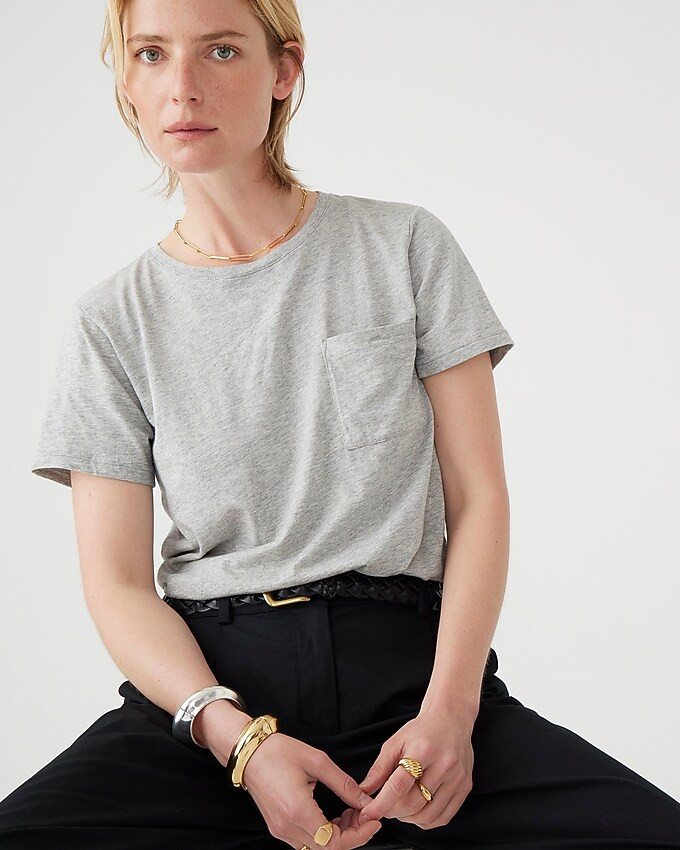 Short-sleeve pocket T-shirt in premium jersey | J. Crew US