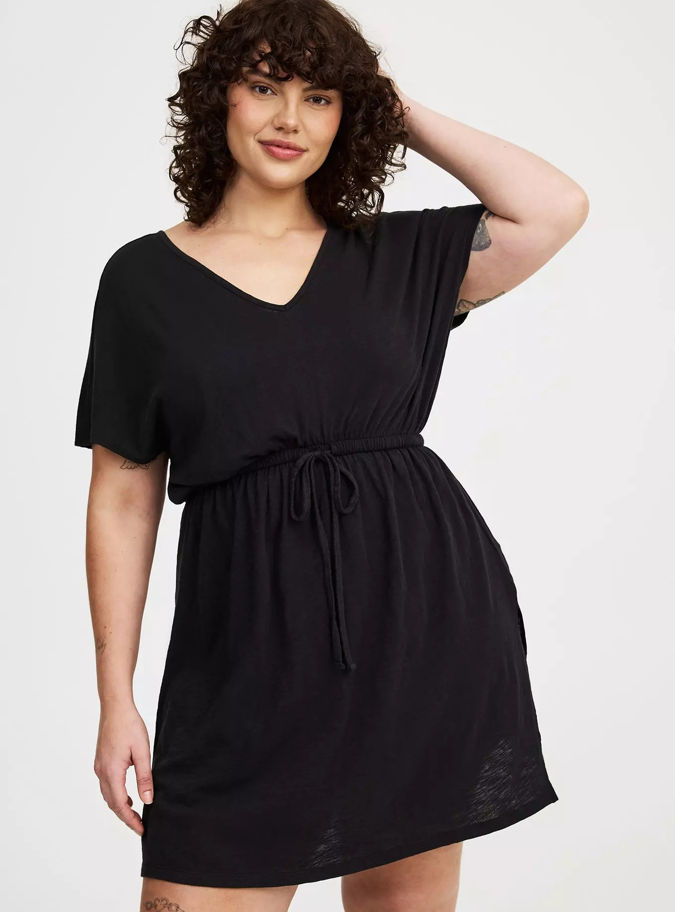 Mini Dress Side Slit Cover-Up | Torrid (US & Canada)