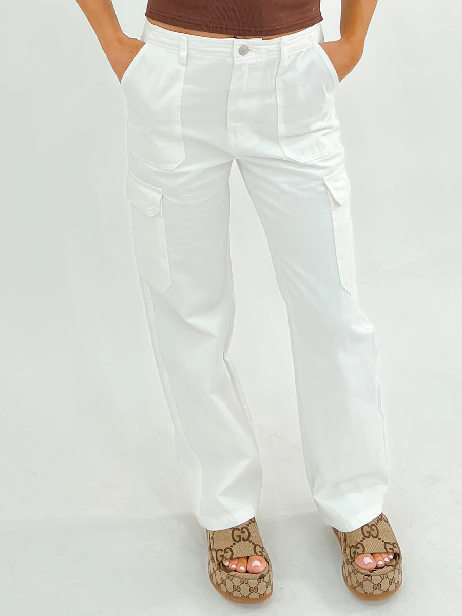 Reclaim Cargo Pants | White | Talulah