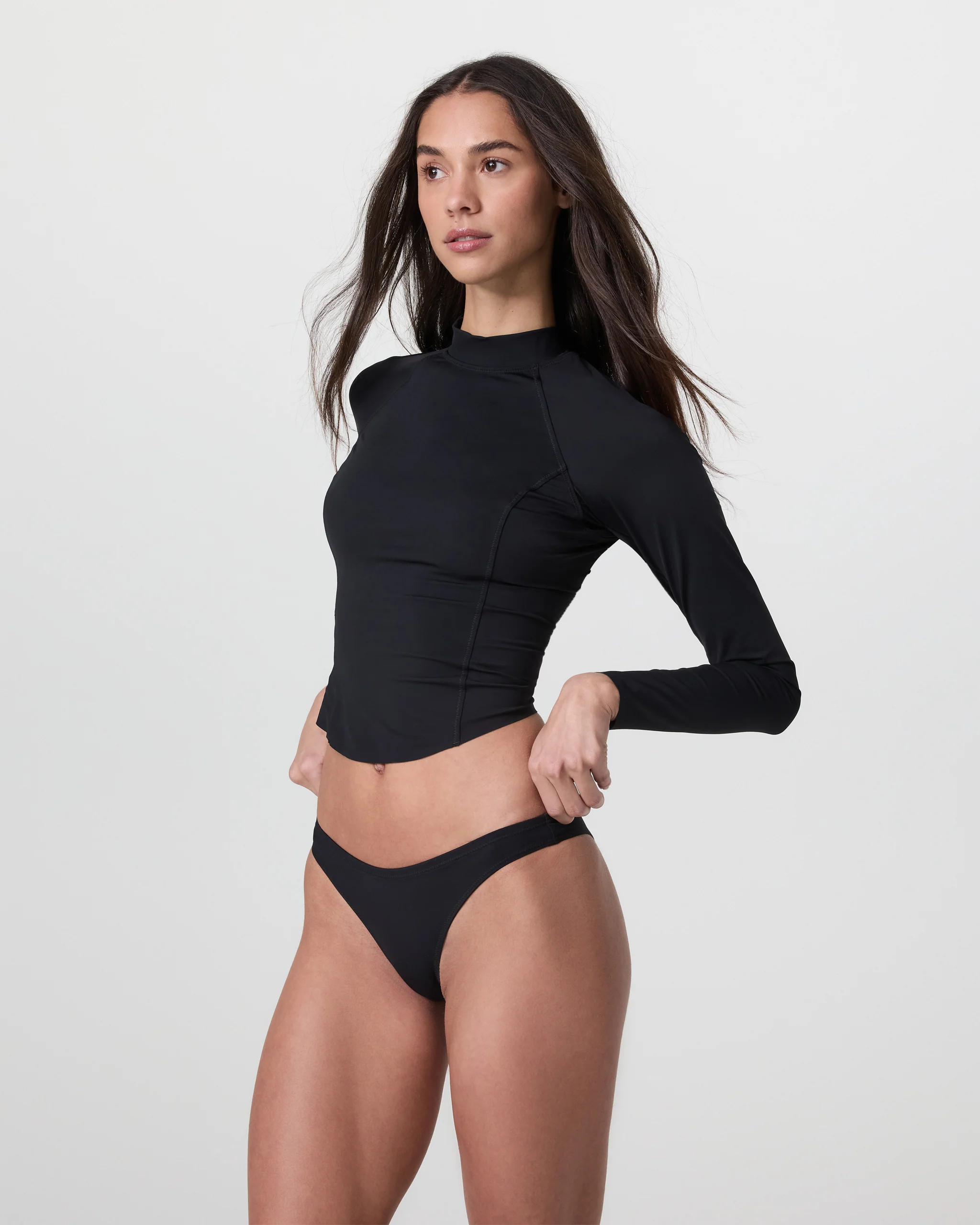 Long Sleeve Crush Rashguard | Black | Vuori | Vuori Clothing (US & Canada)