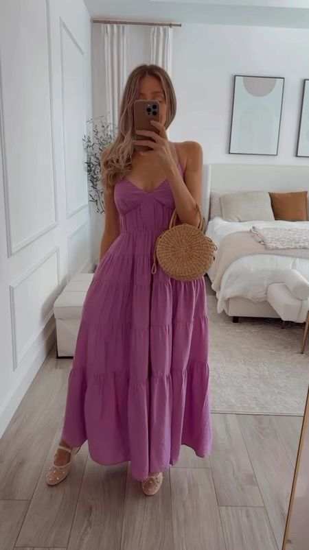 Gorgeous and feminine spring dress 
This shade of purple is gorgeous.
It’s not see-through at all. It runs to sizes a size small. 



#LTKSeasonal #LTKStyleTip #LTKU