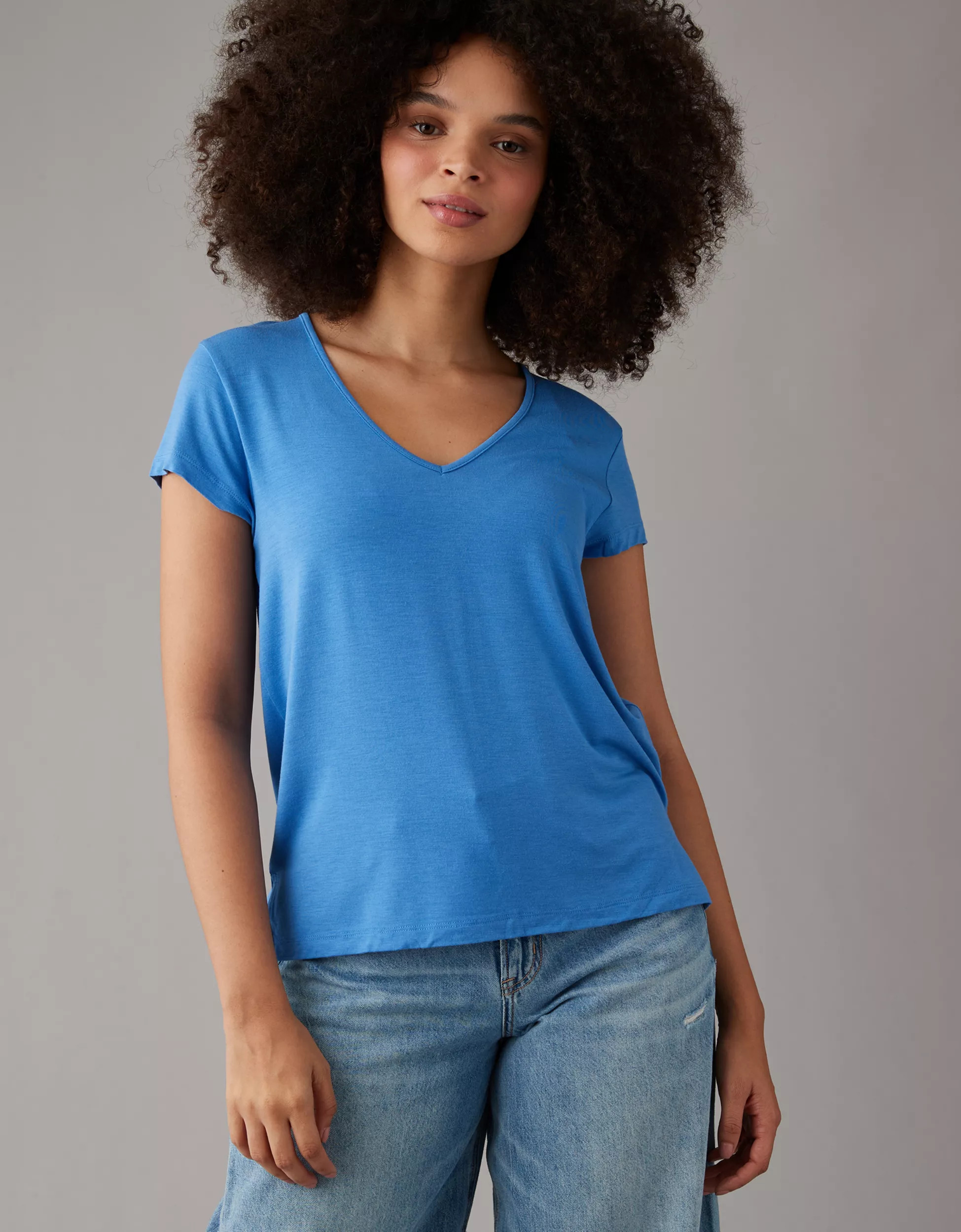 AE Soft & Sexy V-Neck T-Shirt | American Eagle Outfitters (US & CA)