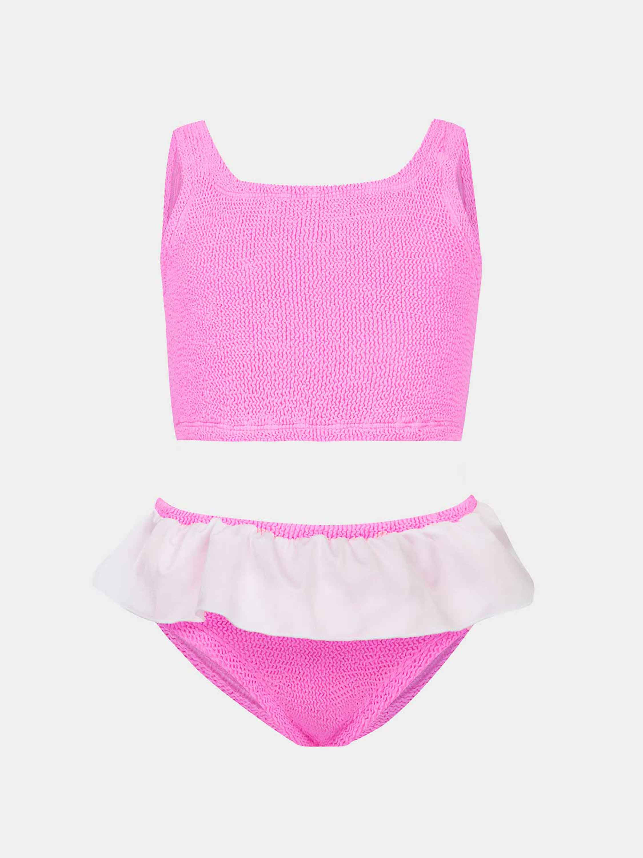 Kids Olive Bikini (Ages 3 to 6) - Bubblegum | Hunza G - Bubblegum / One size | HUNZA G