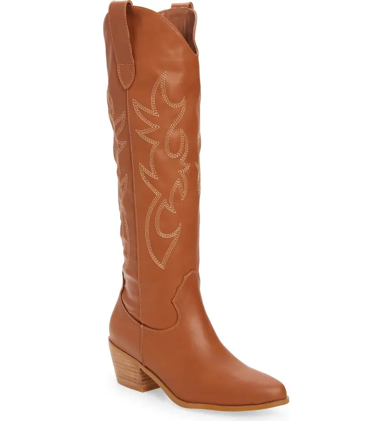 Billini Urson Knee High Western Boot | Nordstrom | Nordstrom