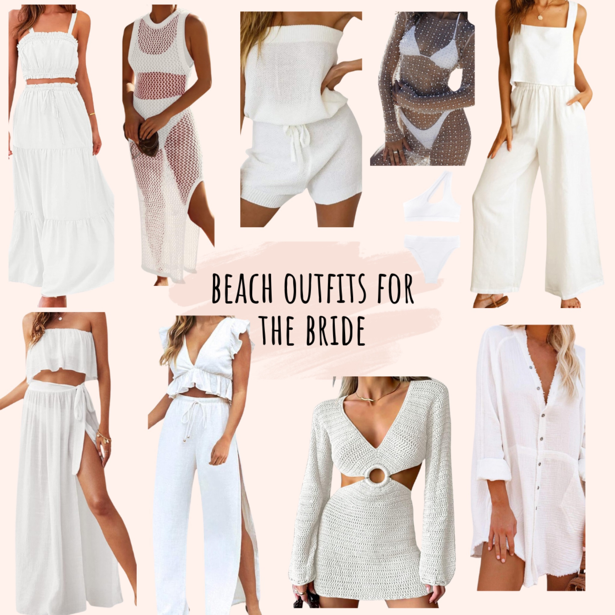 Beach outfits for the bride 🥂🤍💍

#amazon #amazonfinds #bride #bacheloretteparty #beachbachelorette #beachoutfits 

#LTKwedding #LTKfindsunder50 #LTKswim