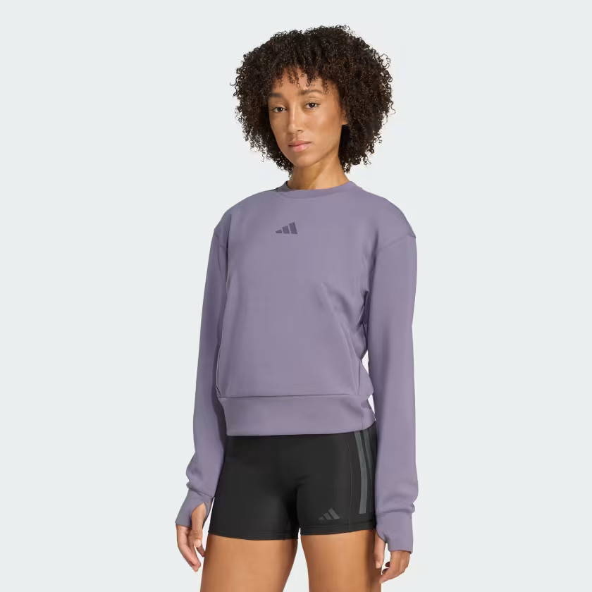 Designed-for-Training Warm-Up Crewneck Sweatshirt | adidas (US)