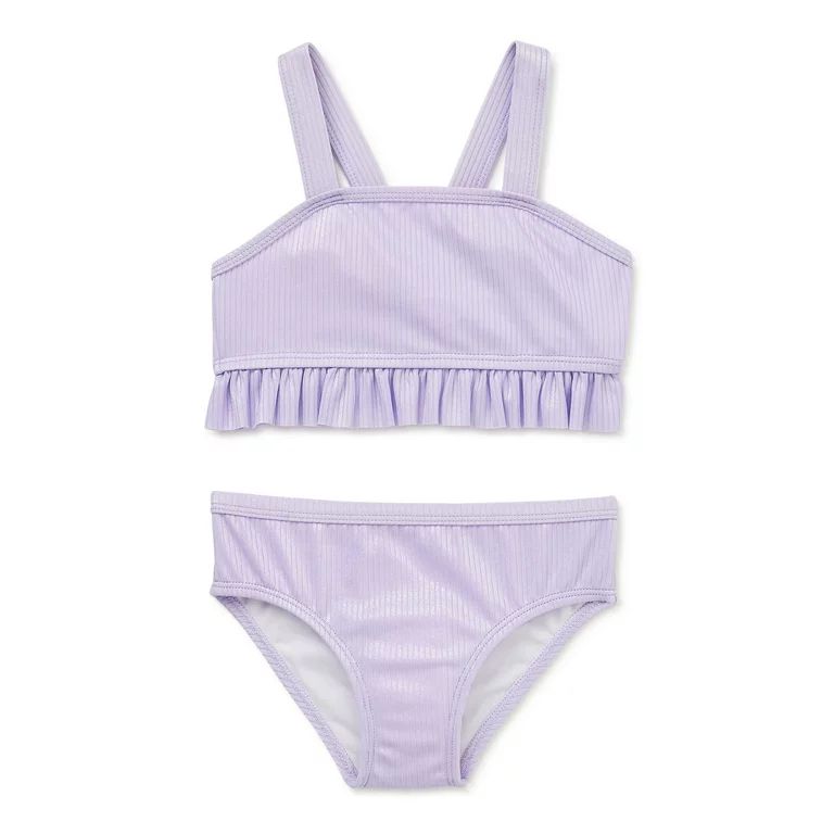 Wonder Nation Baby and Toddler Girl Bikini Swim Set, Sizes 12M-5T - Walmart.com | Walmart (US)