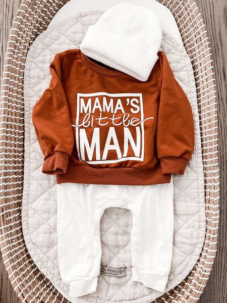 Mama’s little man sweatshirt 
Comfy outfit 
Baby boy lounge outfit 
Baby boy sweatshirt
White joggers 
Baby boy jogger set
Baby boy beanies
Baby beanies
Shein kids 


#LTKbaby #LTKunder50 #LTKSeasonal