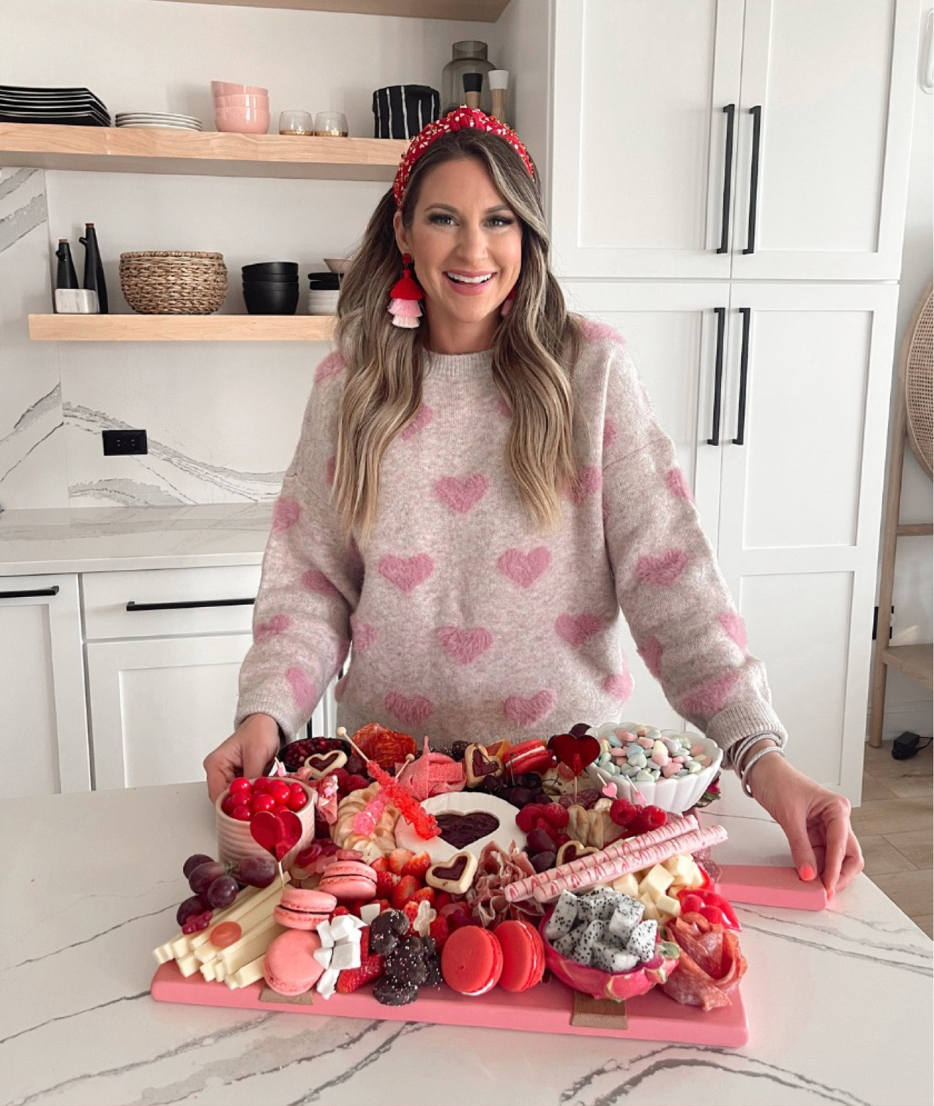 In a small-medium heart sweater, size 29 jeans, slippers, headband and earrings for Valentines Day from Amazon. All fit TTS. 

#Valentinesday #vday#love 

#LTKunder50 #LTKSeasonal #LTKstyletip