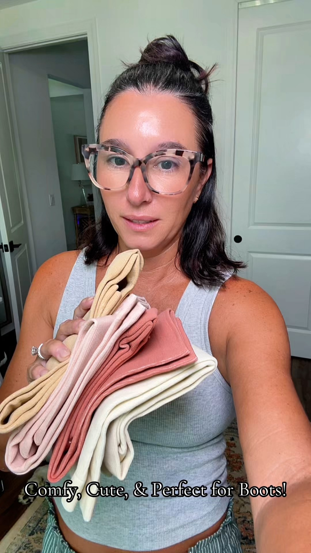 These 4-pack compression-style socks are perfect for boots, travel days, or just keeping cozy. I grabbed the tan, light pink, salmon, and cream — all linked for you in my LTK Shop Naomi Approved and under $20

#AmazonFashionFinds #LTKFinds
#LTKUnder50
#LTKTravel
#LTKSaleAlert
#LTKStyle
#TravelMustHaves
#BootSeasonReady #travelnecessaties

#LTKSaleAlert #LTKFindsUnder50 #LTKTravel