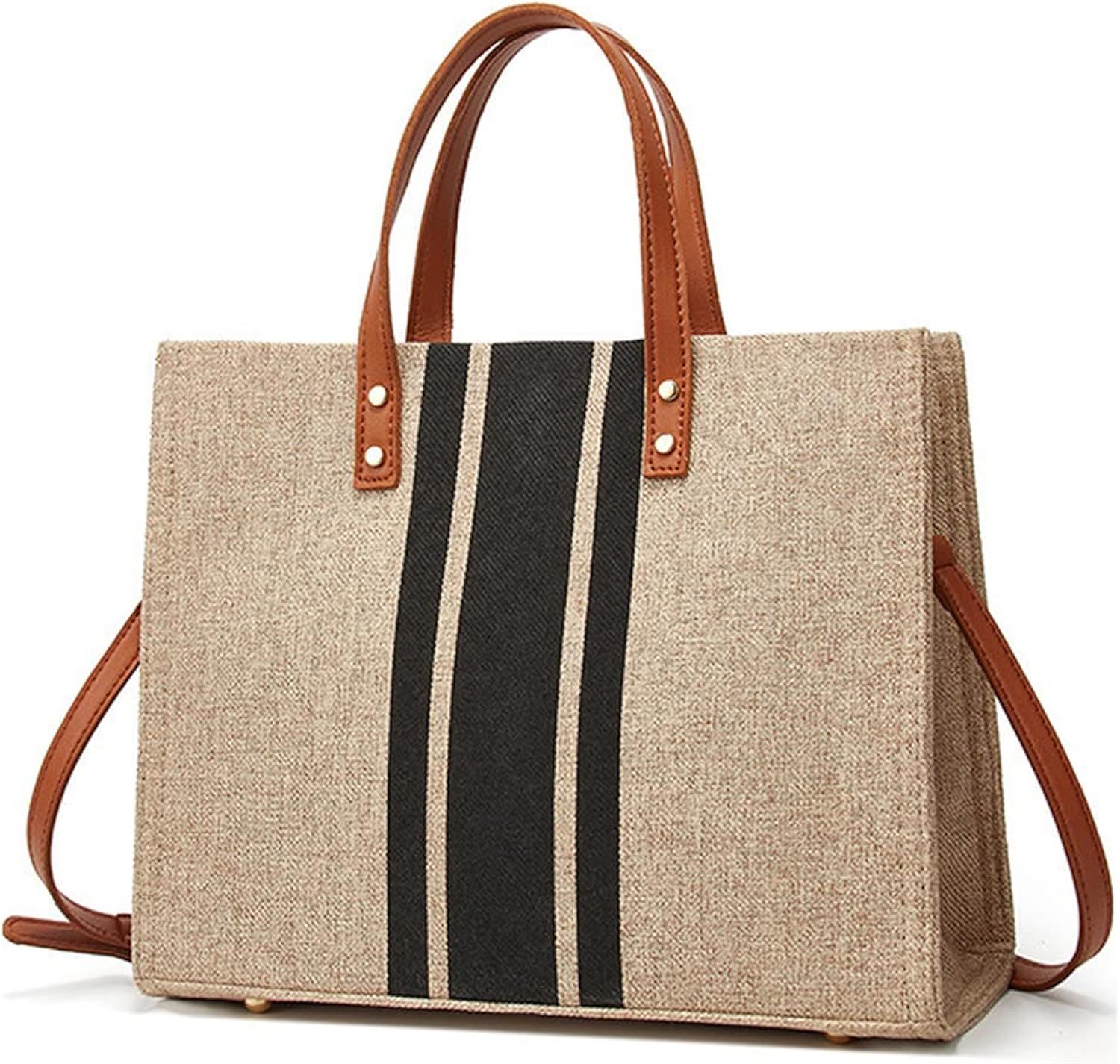 Tote Bag for Women Large Capacity Cotton Linen Bag Fashion Hobo Bag Handbag, Vacation Travelling Bea | Amazon (US)