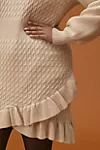 Ruffled Sweater Mini Dress | Anthropologie (US)