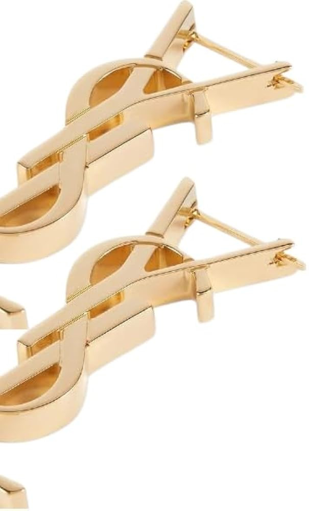 Gold Letter Earrings for Women Trendy \u2013 Fashion Dangling Pendant Jewelry, Luxurious Statemen... | Amazon (US)