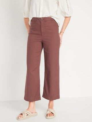 Extra High-Waisted Cropped Wide-Leg Pants for Women | Old Navy (US)