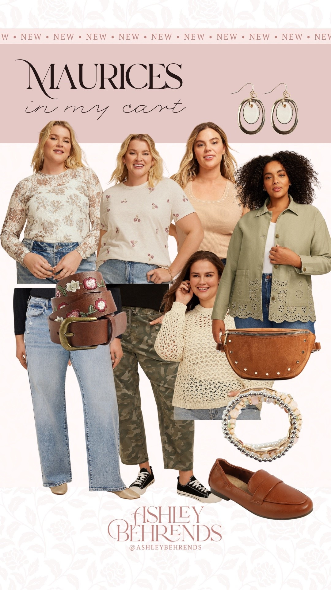 Maurices has some super cute new arrivals and my cart is full right now! I’m loving these gorgeous floral accents for the spring and these camo pants look so comfy. A good pair of plus size denim is always a good choice and I am really liking this lighter wash. 
Maurices finds, plus size friendly spring finds 

#LTKSaleAlert #LTKSeasonal #LTKPlusSize