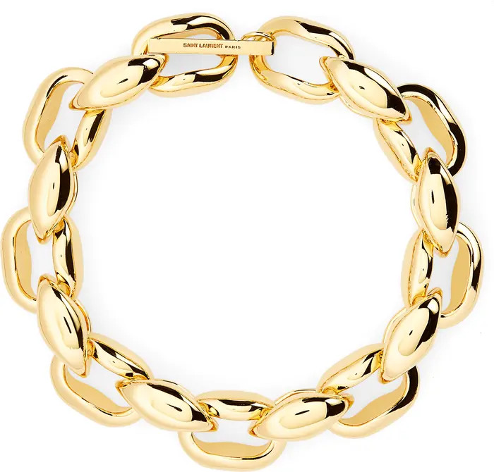 Saint Laurent Modernist Oversize Link Choker Necklace | Nordstrom | Nordstrom