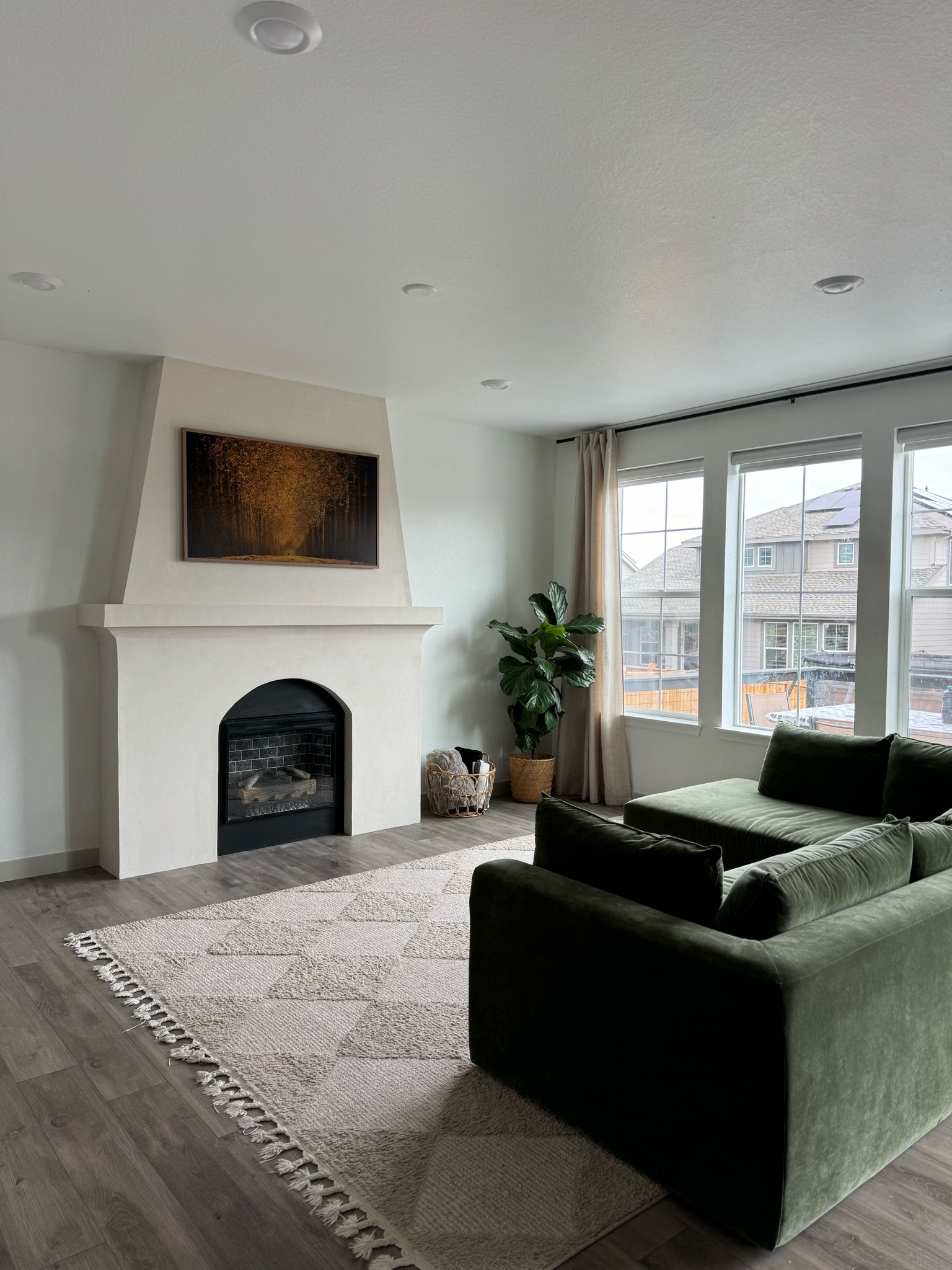 DIY electric fireplace! 

#LTKHome #LTKSaleAlert