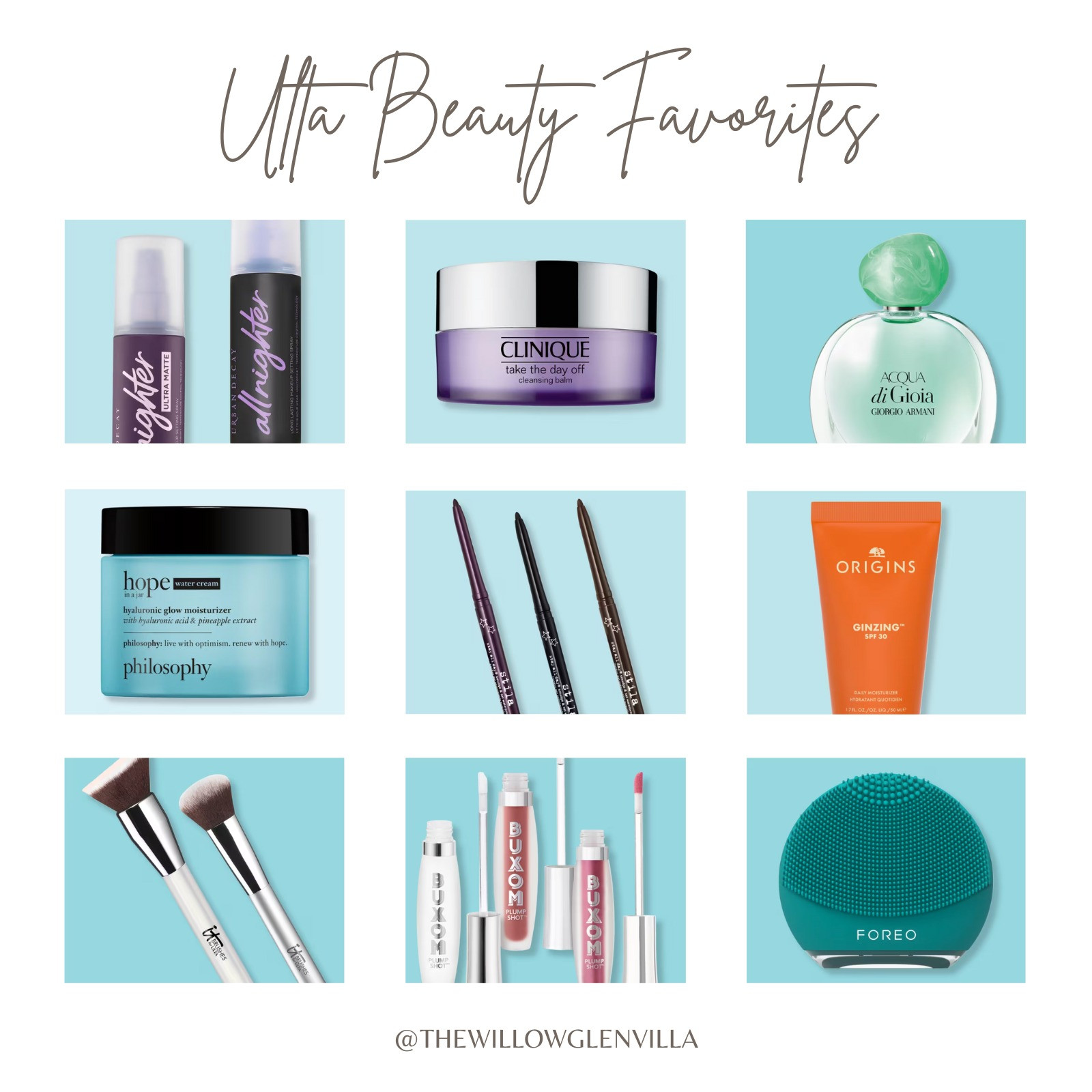 Ulta Beauty Sale, Skin care favorites. Tula, Benefit cosmetics, Philosophy, Clinique, Kiehls, urban decay, it’s a 10, living proof, Origins, Smashbox, Becca cosmetics, Tarte Cosmetics, Estée Lauder, Anastasia Beverly Hills, Buxom, Murad, MAC, it cosmetics, anti aging cream, facial moisturizer, exfoliating scrub, hyaluronic moisturizer, anti-aging moisturizer, moisturizer with sunscreen, anti-aging serum, facial massager, makeup remover

 

 

#LTKSpringSale 

#LTKStyleTip #LTKBeauty