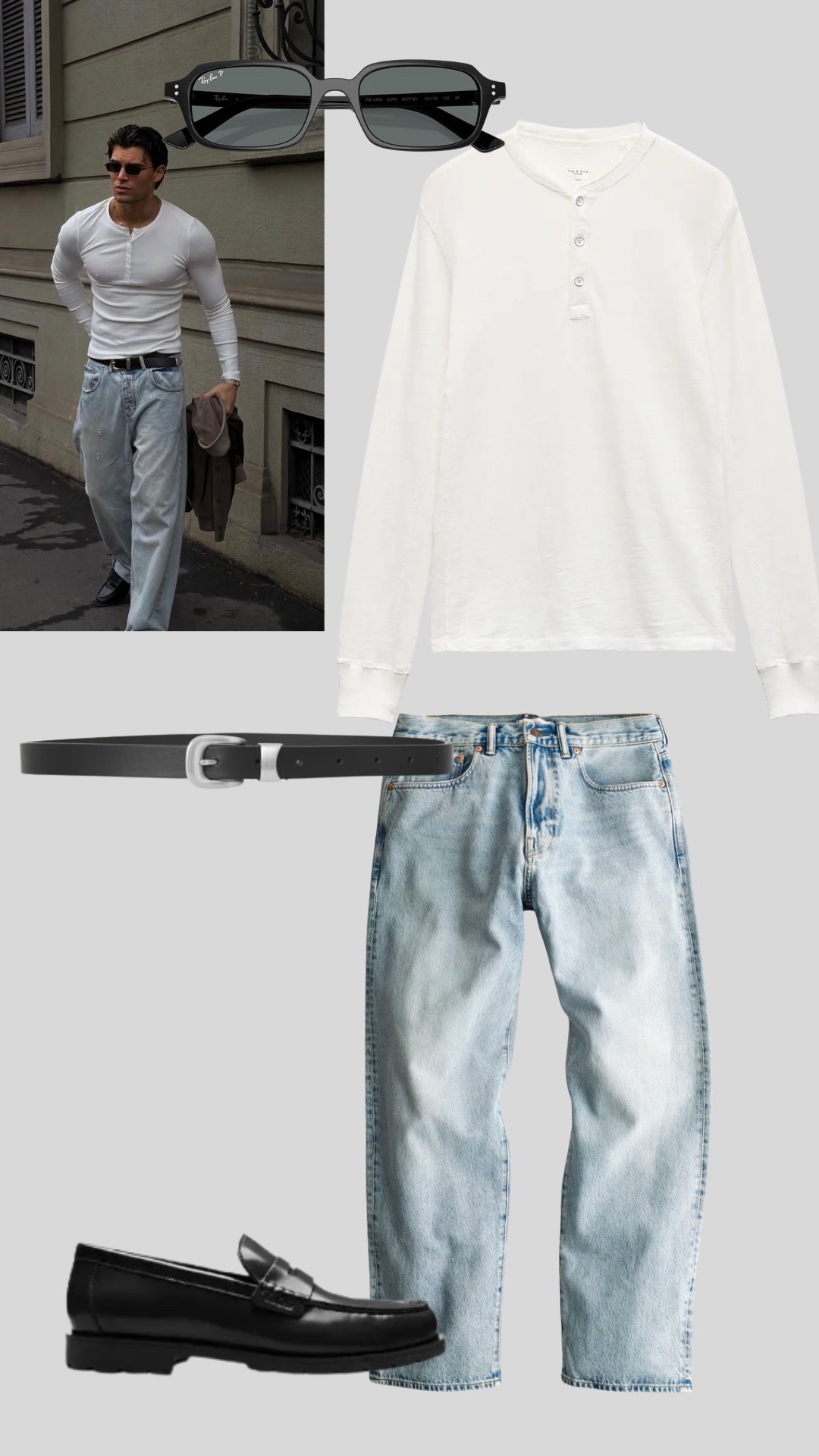 A fitted henley with relaxed light-wash denim is one of the best combos for summer. Simple pieces, clean accessories, and timeless loafers make the whole outfit feel effortless.

#mensfashion #mensstyle #summerfits #henley #mensoutfitideas #oldmoneyaesthetic #loafers

#LTKxAbercrombie #LTKdayinmylife #LTKgrwm