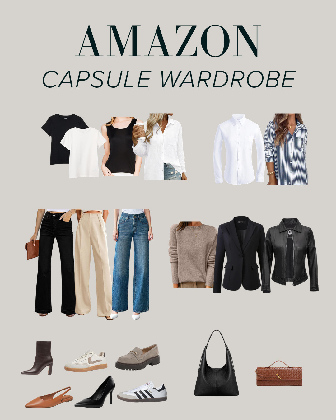 All of my favorite, high-quality finds on Amazon to build your capsule wardrobe. 

Shop below!  

 #LTKgrwm #LTKootd #LTKOver40