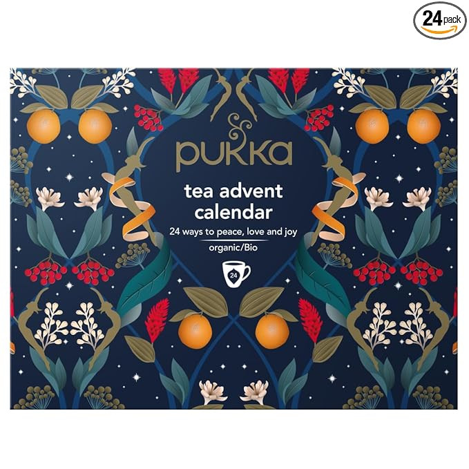 Pukka Herbs Herbal Tea Advent Calendar 2023 | Organic Tea Holiday Gift Set | Eco-Friendly 24 Tea ... | Amazon (US)