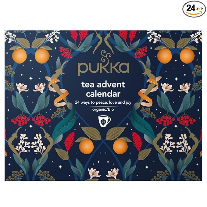 Pukka Herbs Herbal Tea Advent Calendar 2023 | Organic Tea Holiday Gift Set | Eco-Friendly 24 Tea ... | Amazon (US)