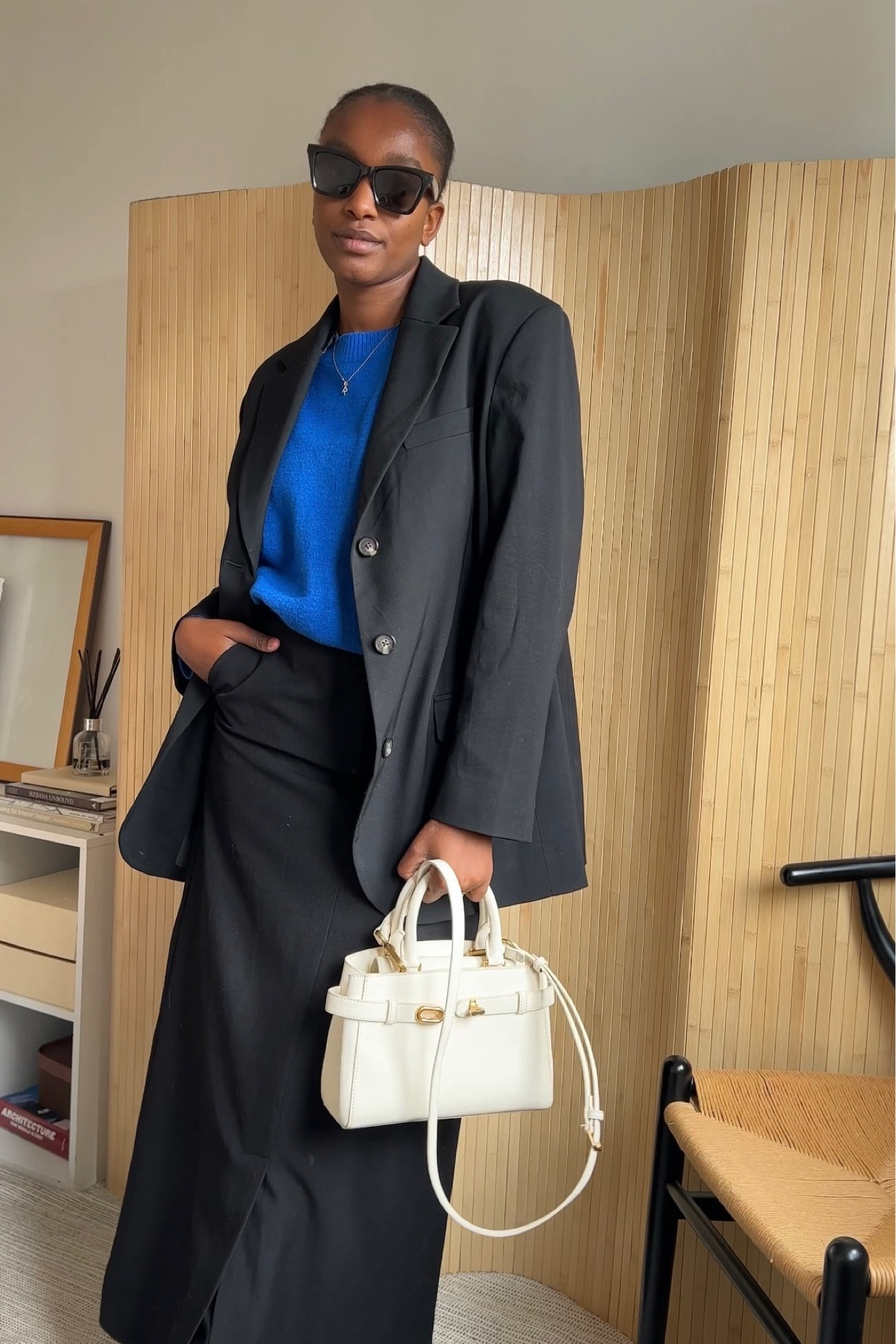 Styling an electric blue jumper with a black maxi skirt for the perfect everyday spring outfit #blazer #maxiskirt #mango #westernboots #oversizedblazer #blazer #springoutfit

#LTKeurope #LTKstyletip #LTKSeasonal