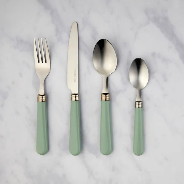 Seafoam 16 Piece Cutlery Set | Dunelm (migrated)