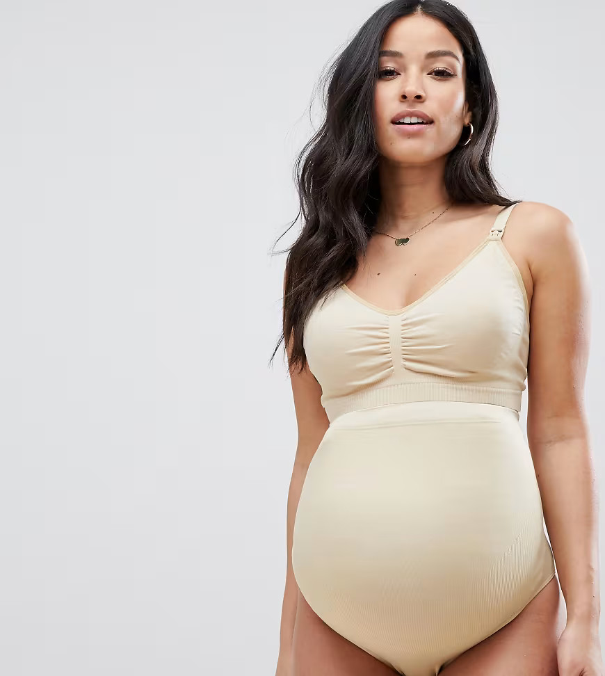 Emma Jane Maternity support brief-Beige | ASOS (Global)