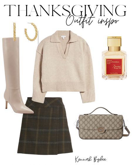 Thanksgiving, family photos, Nordstrom finds, gift guide for her, holiday dress, fall outfits, Christmas. Plaid skirt, knee high boots, Gucci, collared sweater. 

#LTKSeasonal #LTKHolidaySale #LTKHoliday