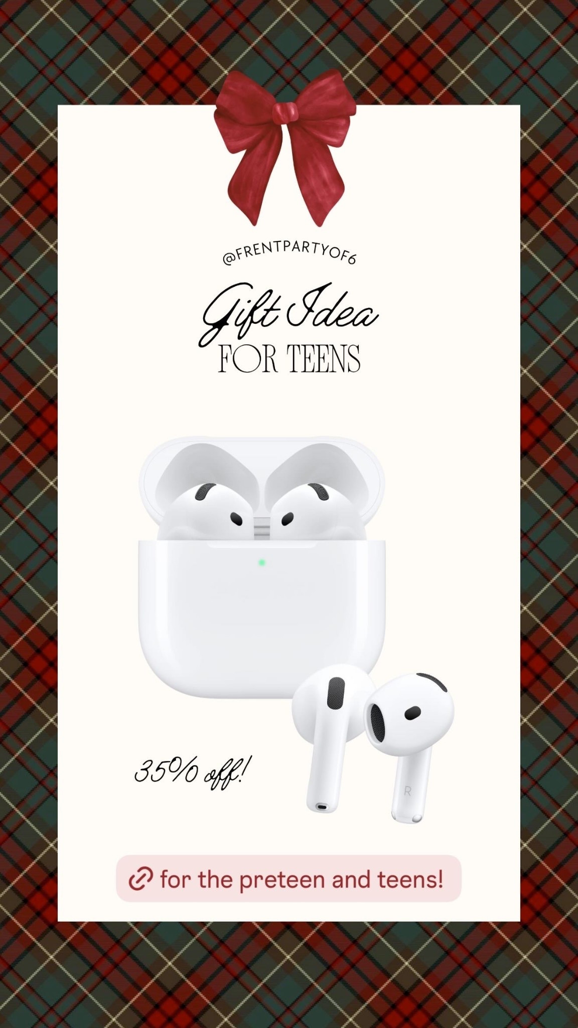 AirPods on super sale! Both my 12 year old and 17 year old love these!

#LTKSaleAlert #LTKGiftGuide #LTKFindsUnder100