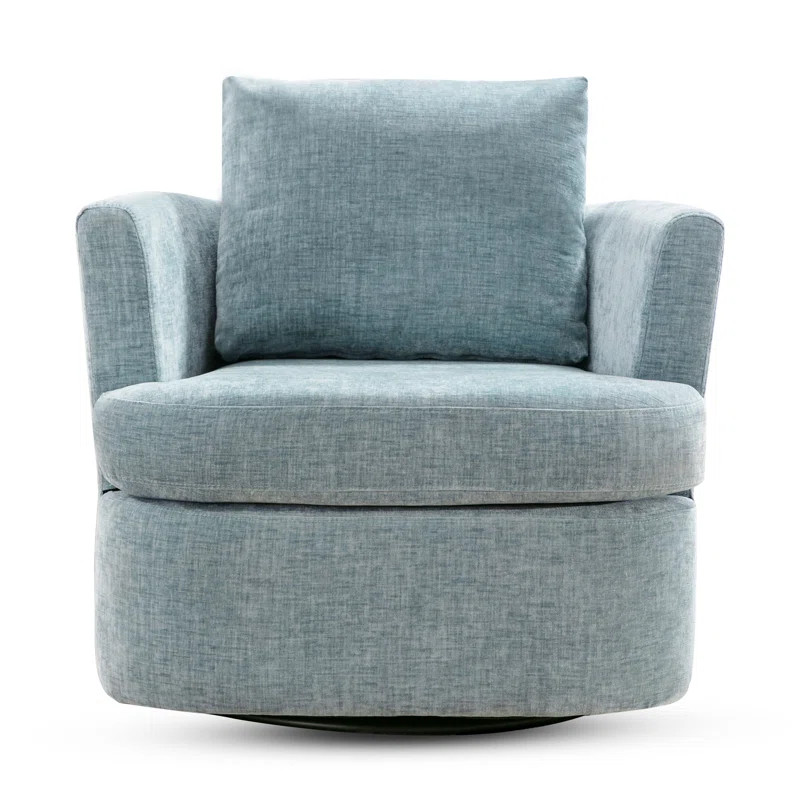 Upholstered Swivel Barrel Chair | Wayfair North America