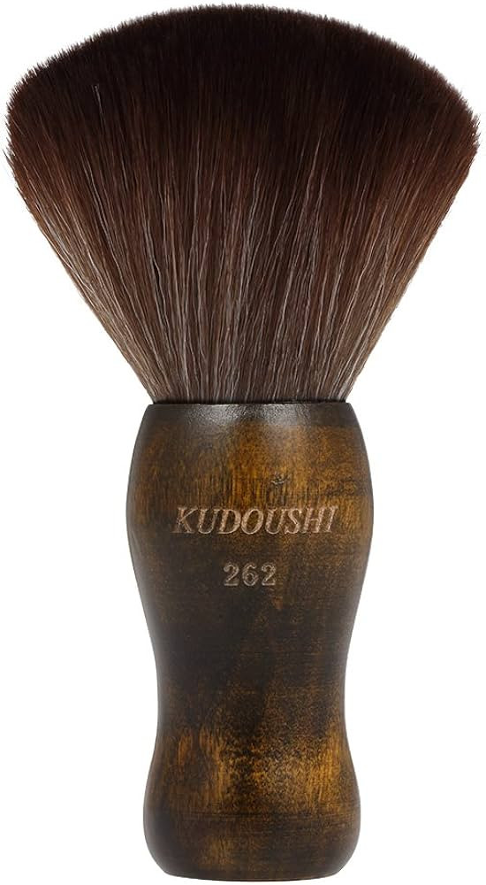 Anself Large Hair Cutting Neck Duster Brush Professional Barber Natural Fiber Wooden Handle Cutti... | Amazon (US)