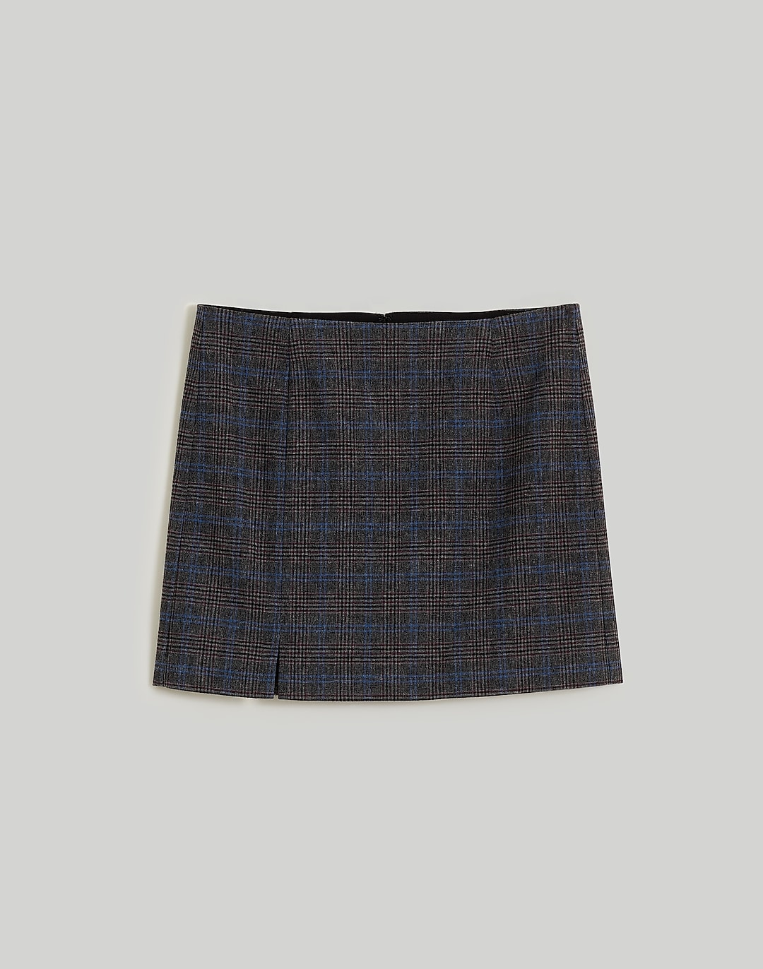 Wool-Blend Mini Skirt in Plaid | Madewell