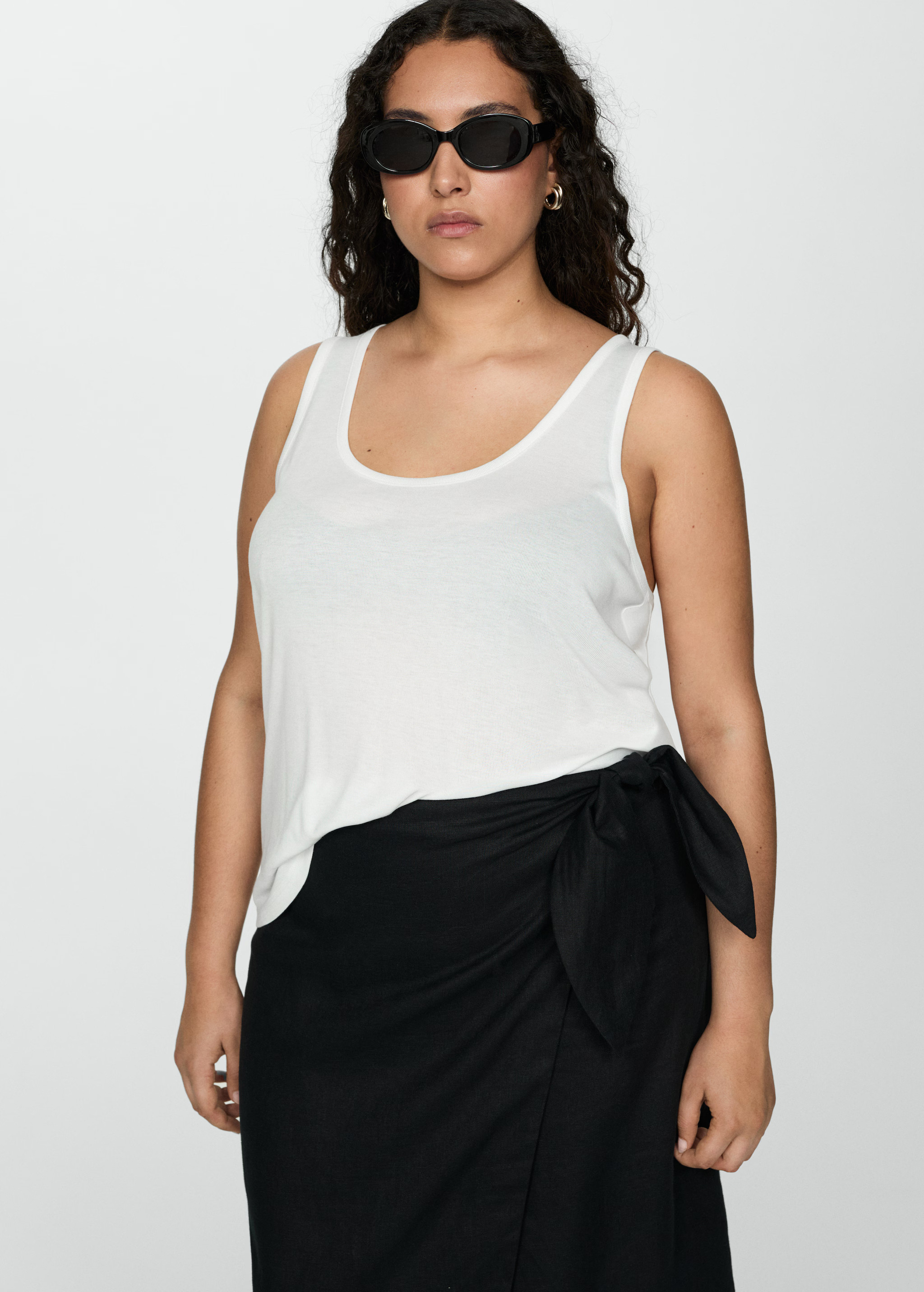 Knit strap top | MANGO (US)
