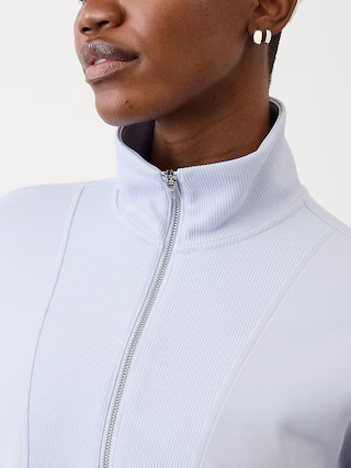 Seasoft Rib 1/4 Zip Popover | Athleta