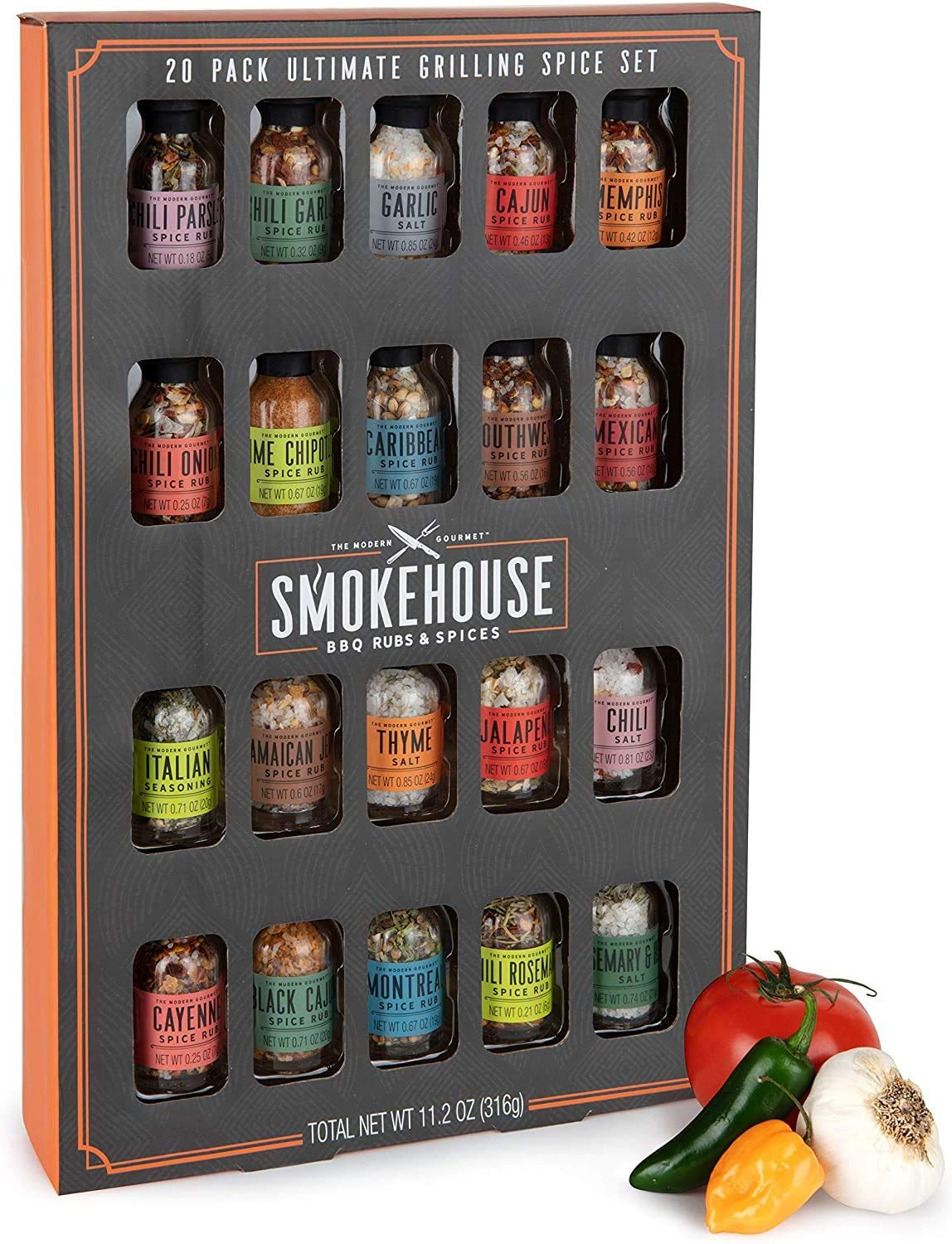 Thoughtfully Gifts, Smokehouse Ultimate Grilling Spice Set, Grill Seasoning Gift Set Flavors Incl... | Walmart (US)