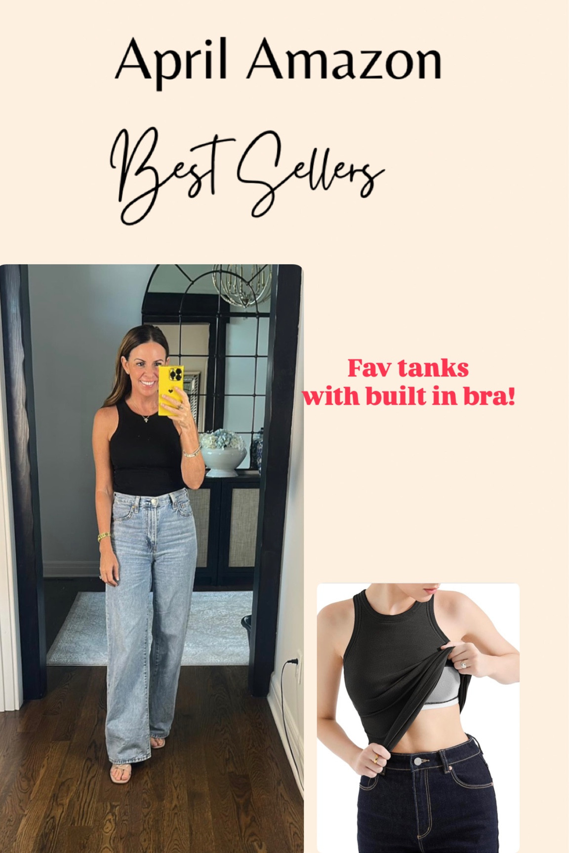 These are the best tanks for summer. I love the built in bra with removable padding
Tank top
Summer top 

#LTKdayinmylife #LTKgrwm #LTKootd