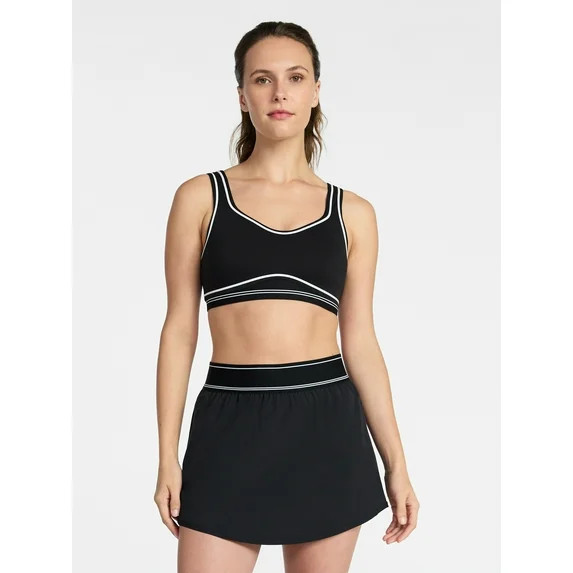 Avia Women's Contour Stitch Sports Bra, Sizes XS-XXXL | Walmart (US)
