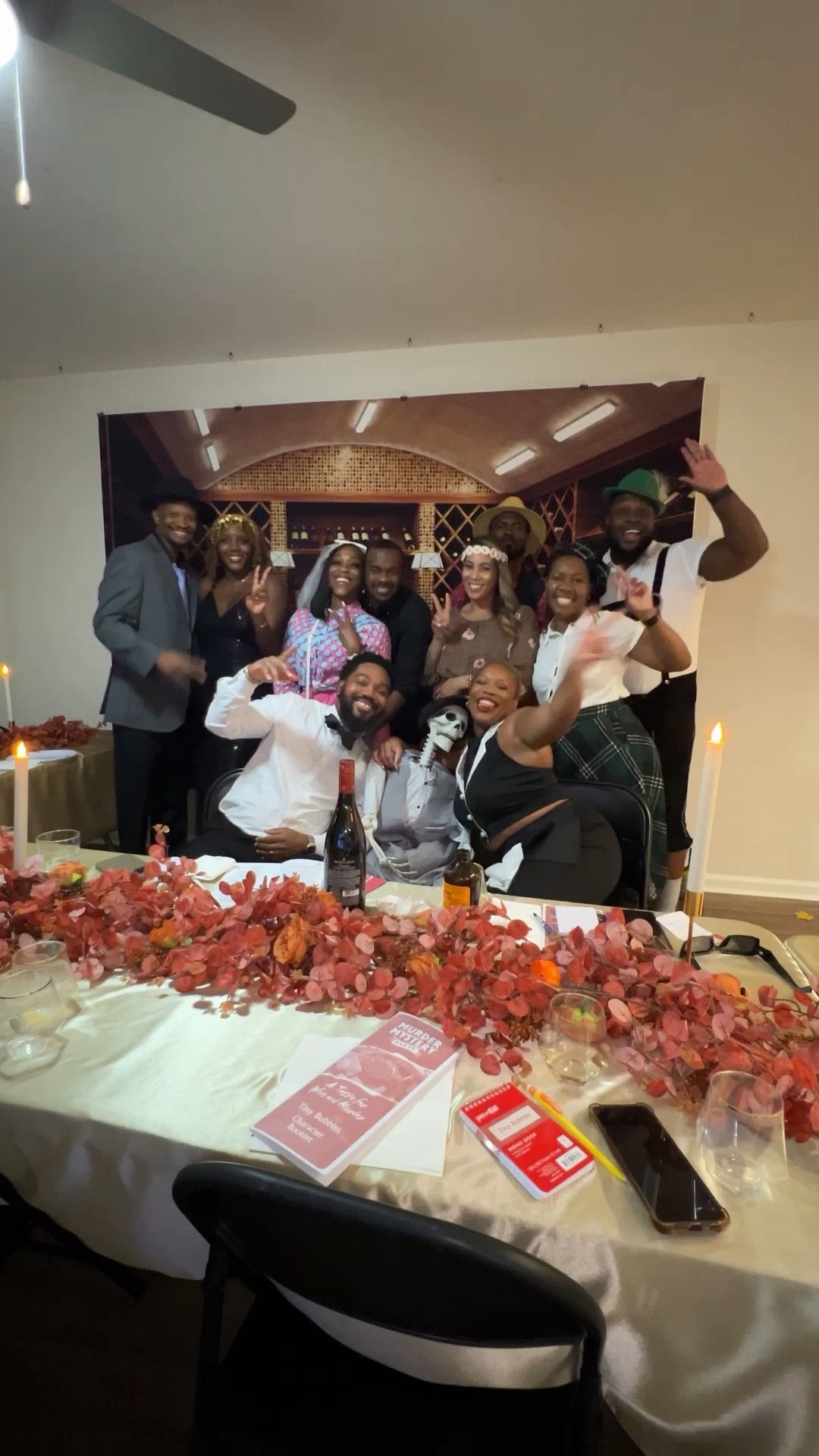 The murder mystery dinner was a success! 

#LTKHome #LTKHalloween #LTKHoliday