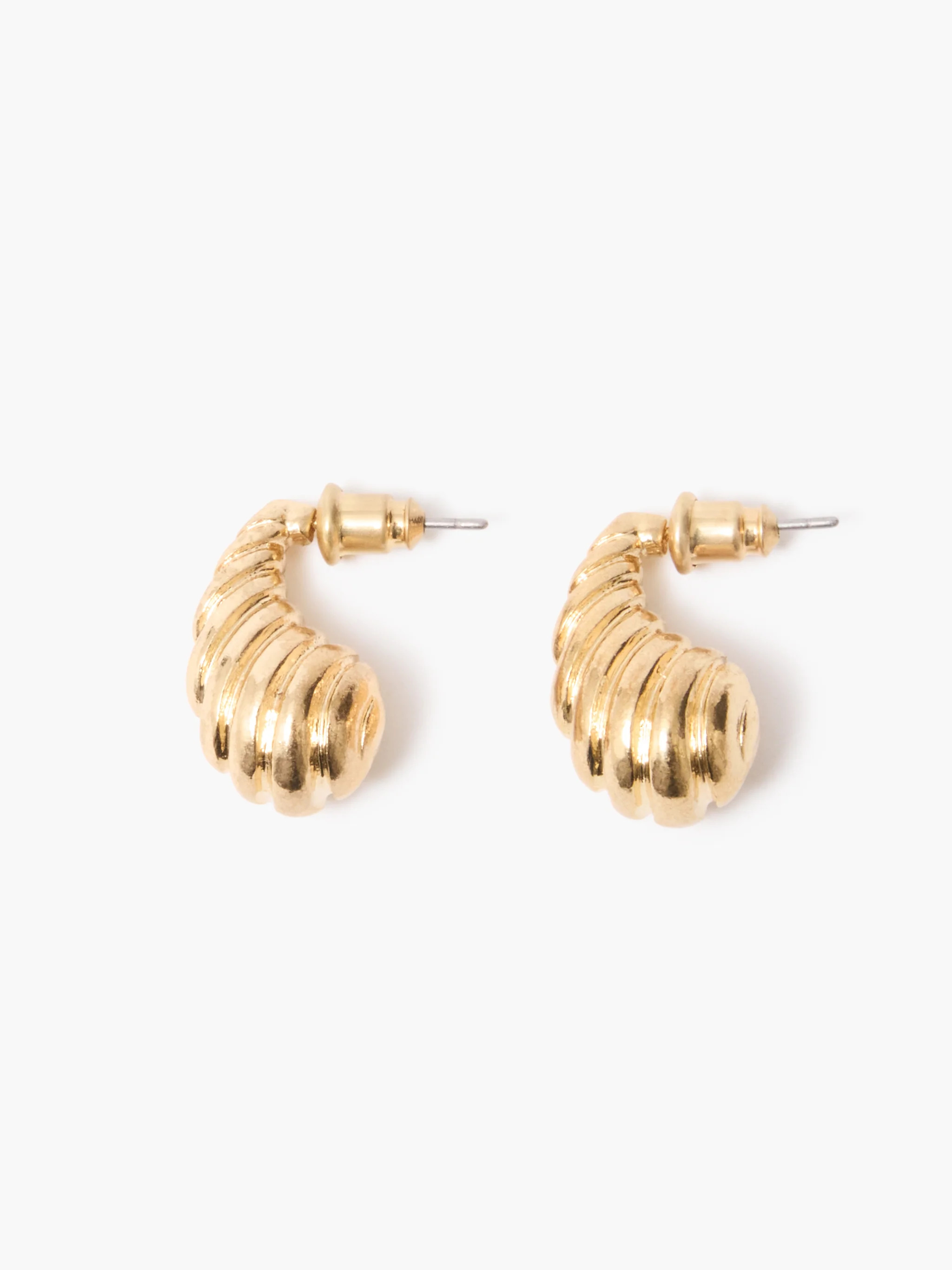 Croissant Twisted Stud Earrings | French Connection (UK)