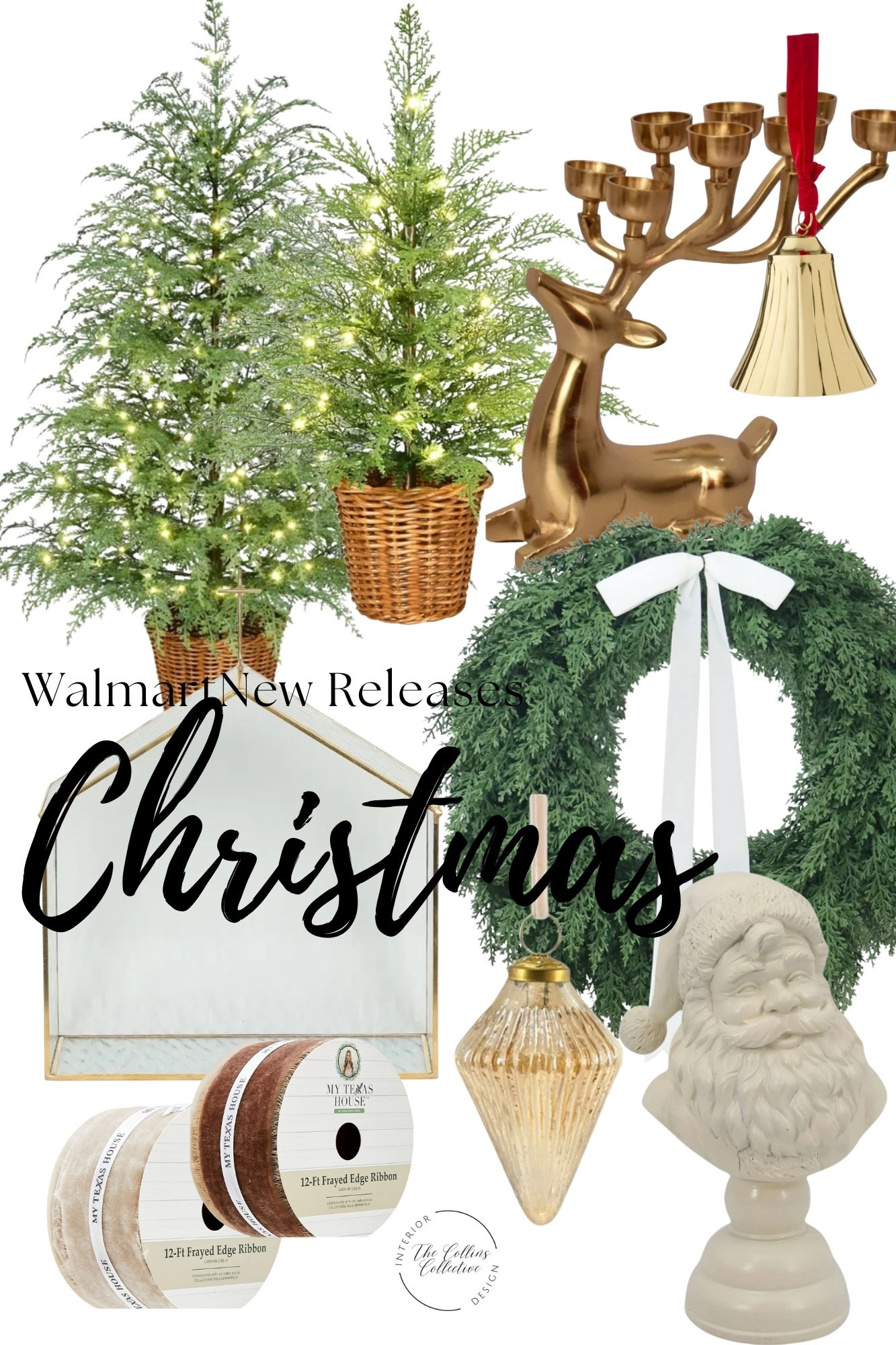Walmart Christmas decor, Christmas tree, Norfolk pine tree, Santa statue, ornaments, Christmas decorations

#LTKHome #LTKSeasonal