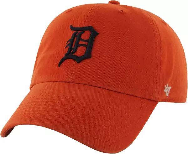 ‘47 Men's Detroit Tigers Orange Clean Up Adjustable Hat | Dick's Sporting Goods | Dick's Sporting Goods