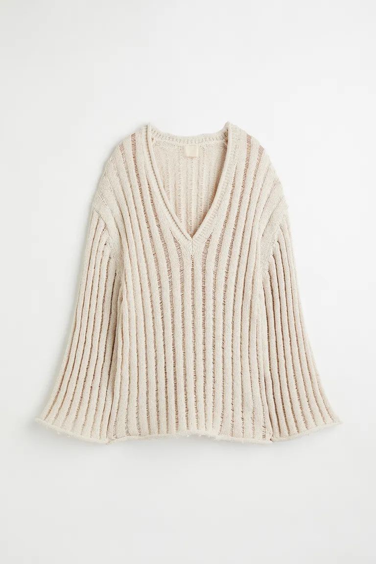 Locker gestrickter Pullover | H&M (DE, AT, CH, DK, NL, NO, FI)