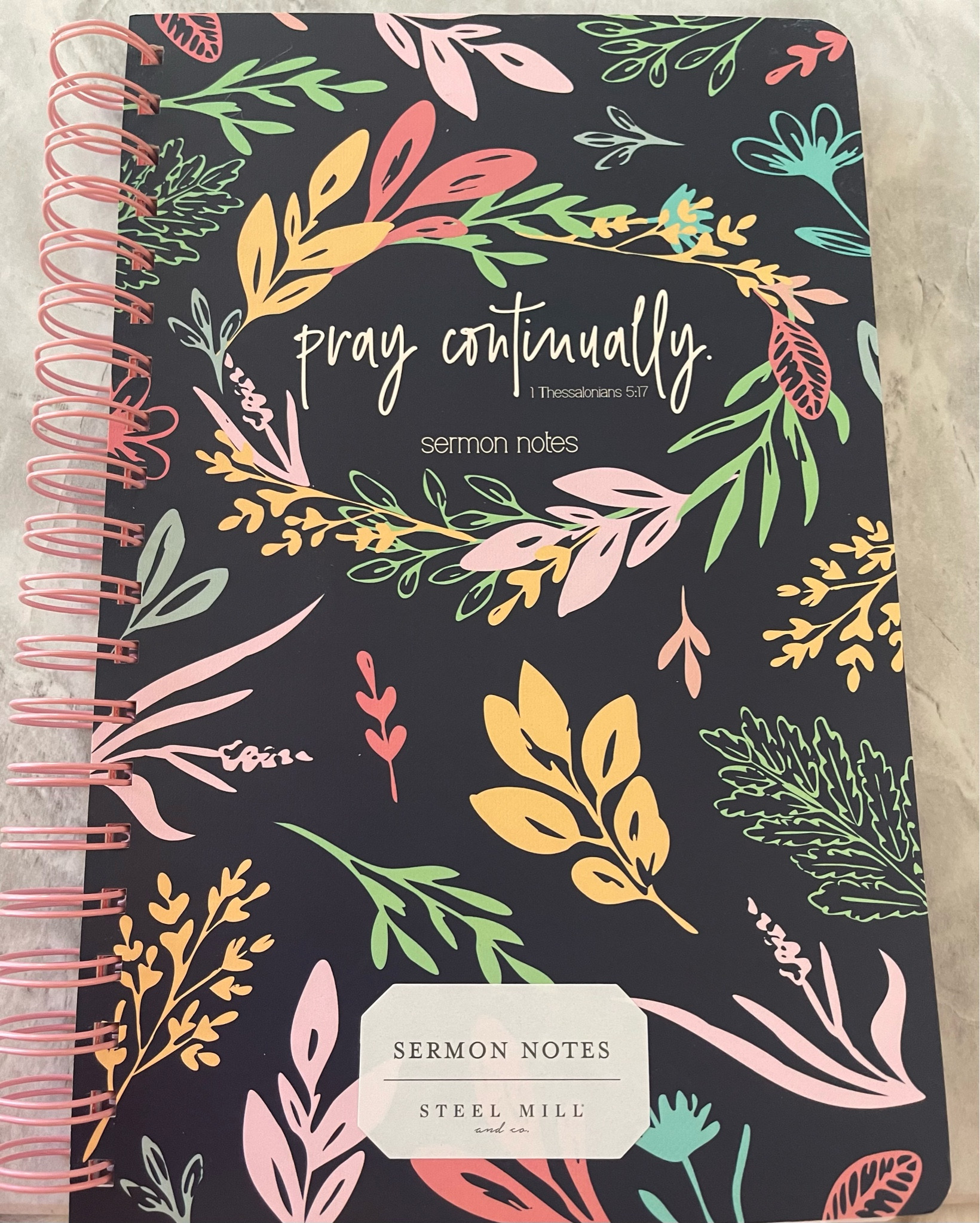 I love taking notes during our sermons to reflect back on. This is my new one and so far I love it! 